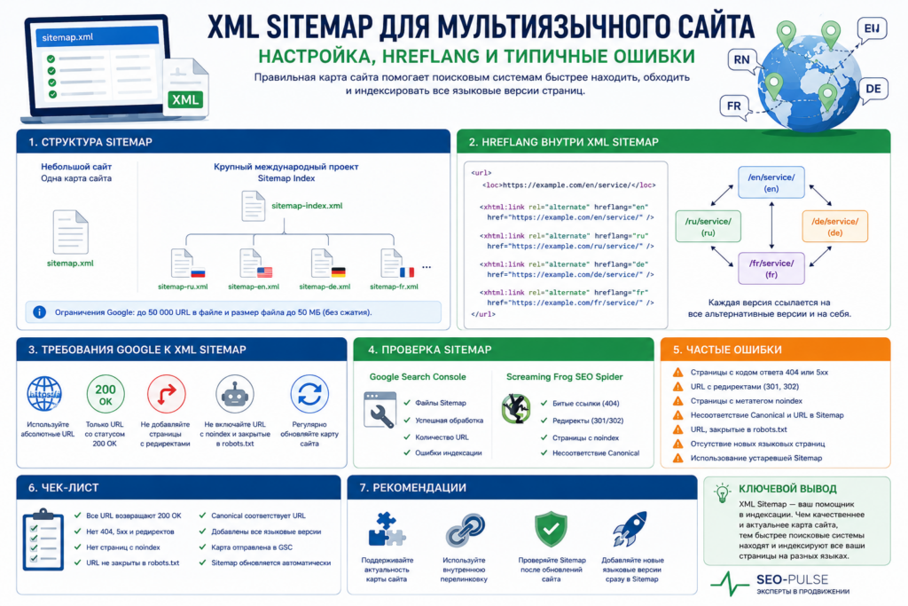 Корректная настройка XML Sitemap